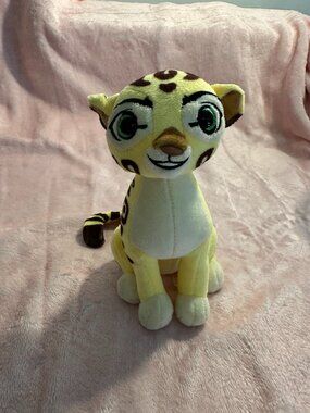 Disney Fuli the Lion Guard Cheetah Stuffed Plush Animal Toy Doll 7" Just Play TY